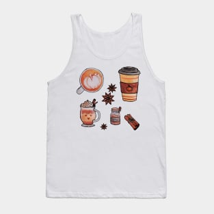 Watercolor Pumpkin Spice and Everything Nice Set Tank Top